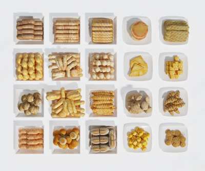 面包3D模型下载